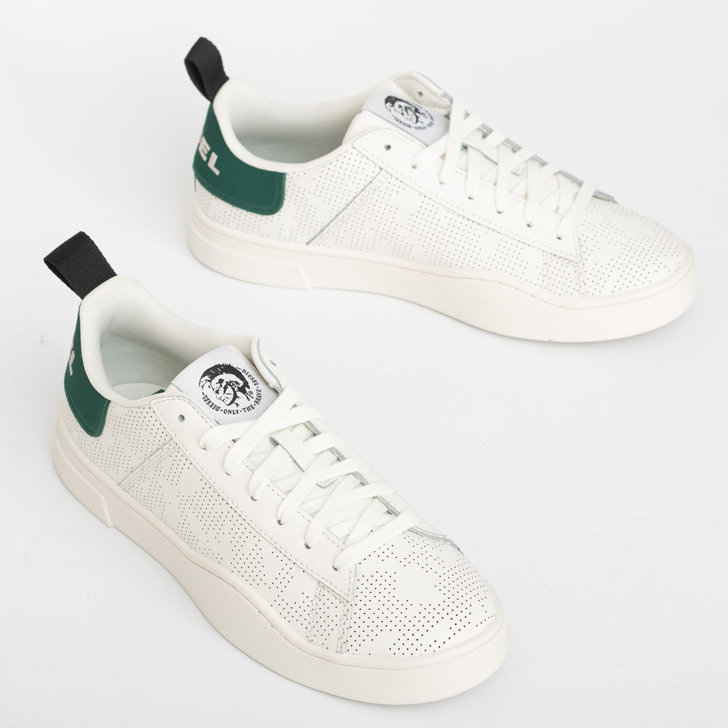 Diesel S Clever Low Lace Star White Green