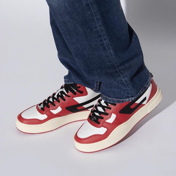 Кеды Diesel S-Ukiyo Low Mars Red/Star White/Black.