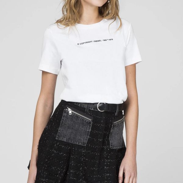 Футболка Diesel T-Sily-Copy T-shirt 00SBGH-0HERA-100.