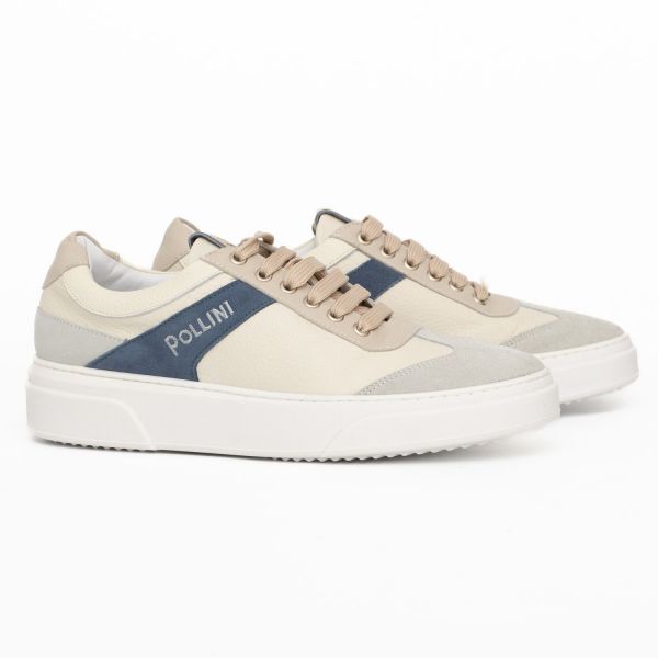 Кроссовки Pollini Sneakeru. Gomma40 BOT.GHI/GHI+PLU+GH.