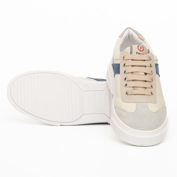 Кроссовки Pollini Sneakeru. Gomma40 BOT.GHI/GHI+PLU+GH.