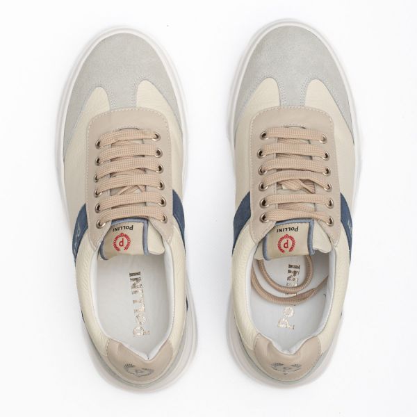 Кроссовки Pollini Sneakeru. Gomma40 BOT.GHI/GHI+PLU+GH.