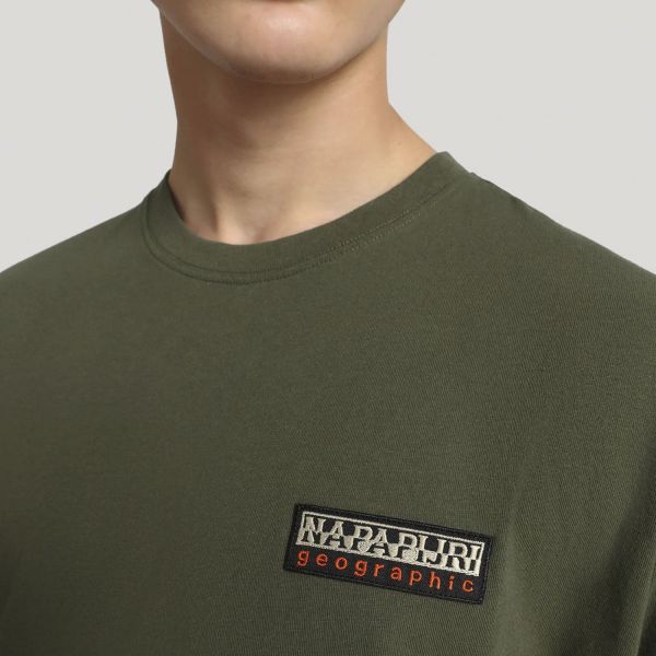 Футболка Napapijri S-Patch SS A green.