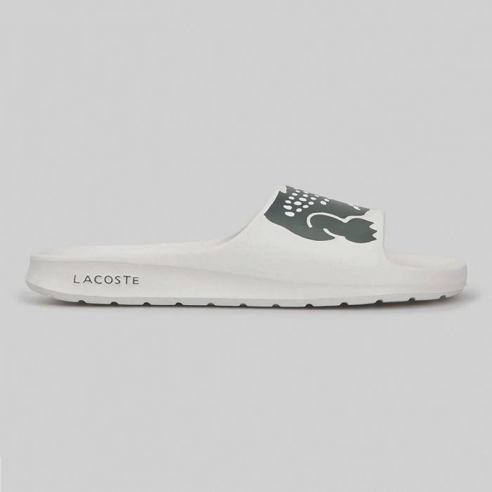 Шлепанцы Lacoste Croco 2.0 0721 2 CMA WHT/DK GRN Synthetic