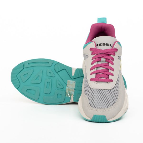Кроссовки Diesel S-Serendipity Low Cut W Glacier Gray/Ceramic Blue/Magenta Haze.