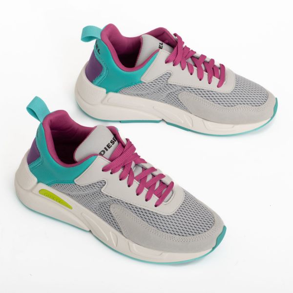 Кроссовки Diesel S-Serendipity Low Cut W Glacier Gray/Ceramic Blue/Magenta Haze.