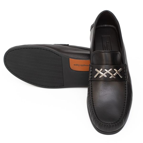 Мокасины Ermenegildo Zegna 201.LHTHO.A4425X.NER.