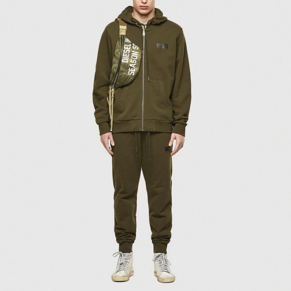 Толстовка Diesel S-Girk-Hood-Zip-Logo 00SAV1-0BAWT-51F.