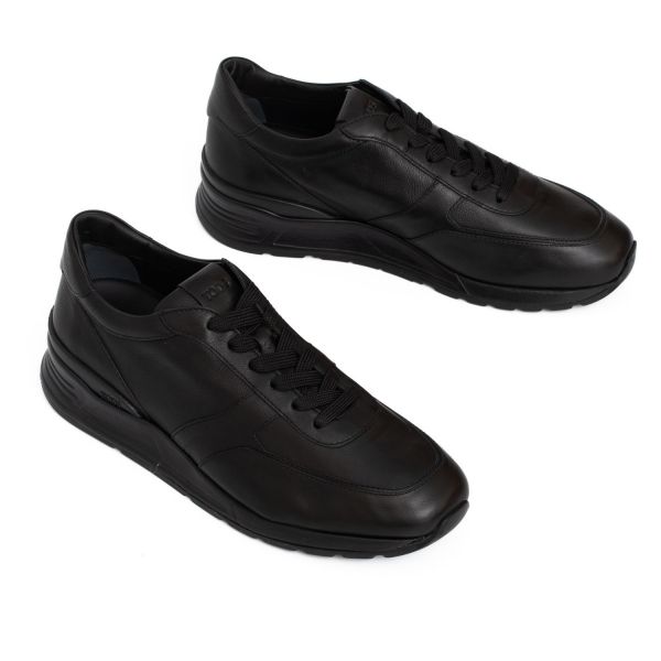 Кроссовки Tod's Allacciato Urban Sportivo 69A Pel Nero.
