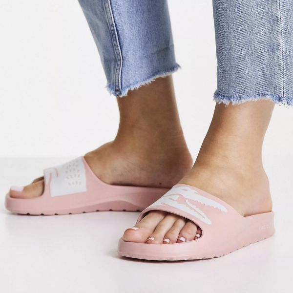 Шлепанцы Lacoste Coco 2.0 0721 1 CFA LT PNK/WHT Synthetic.