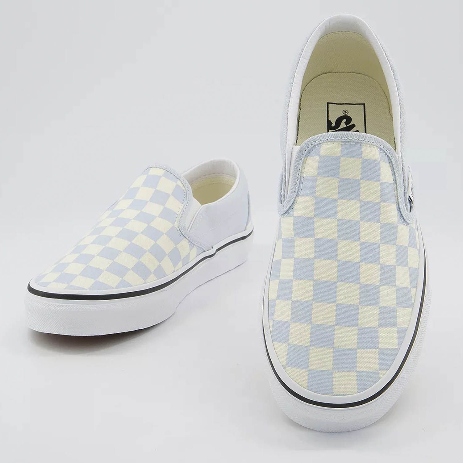 Vans slip on azul sale