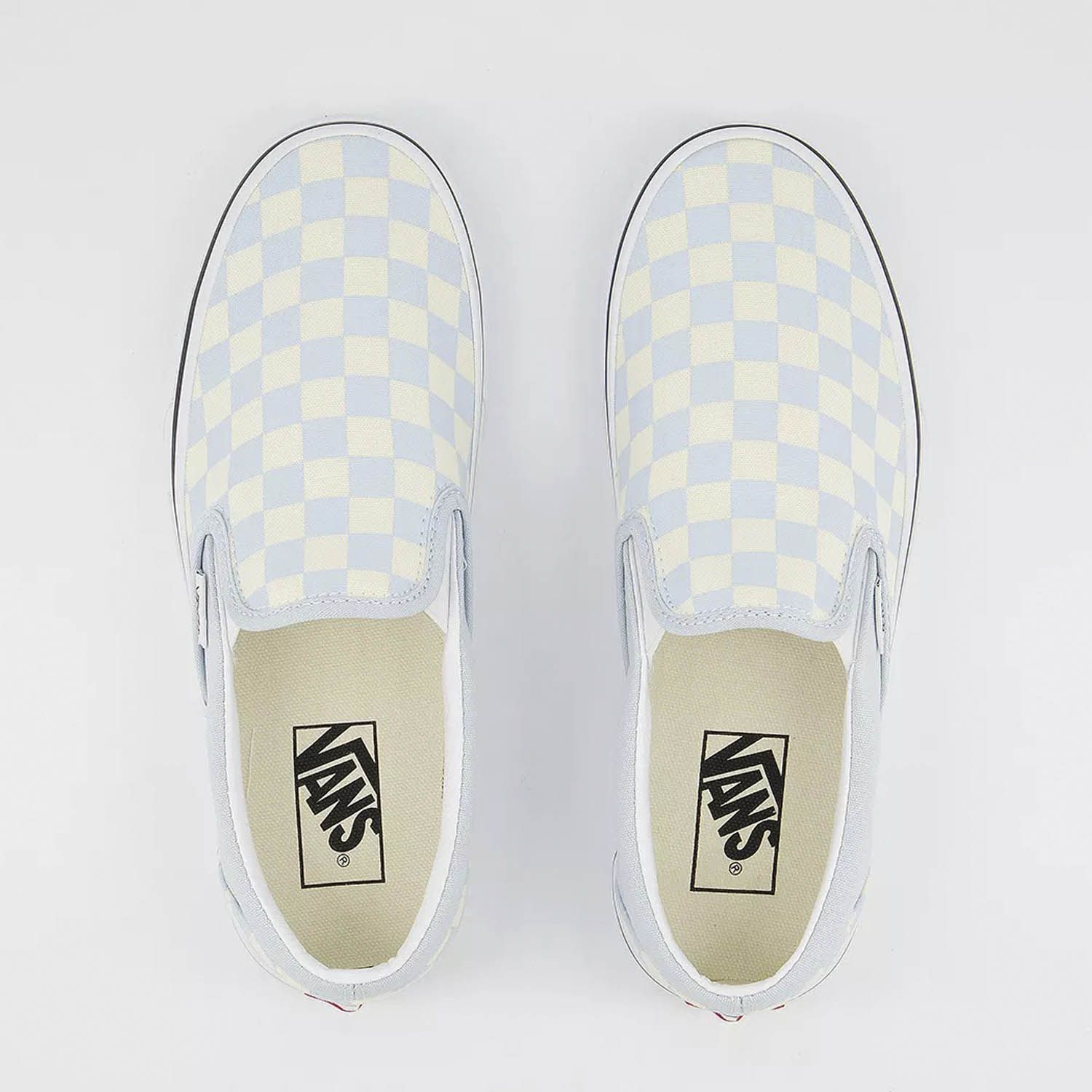 Slip on light blue vans online