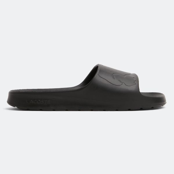 Шлепанцы Lacoste Croco 2.0 1122 1 CMA BLK/BLK Synthetic.