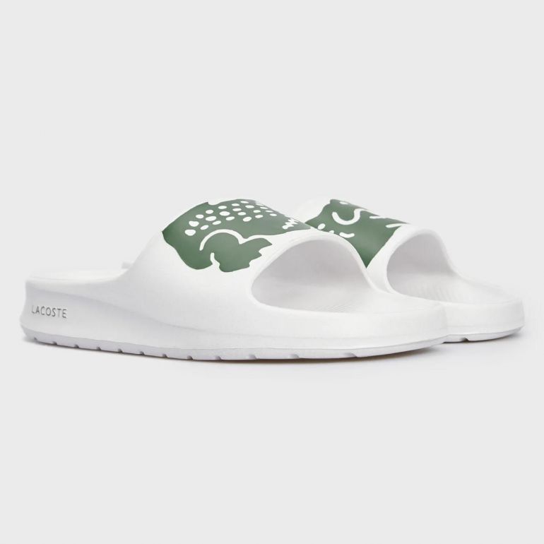 Шлепанцы Lacoste Coco 2.0 0721 1 CFA LT WHT/DK GRN Synthetic.