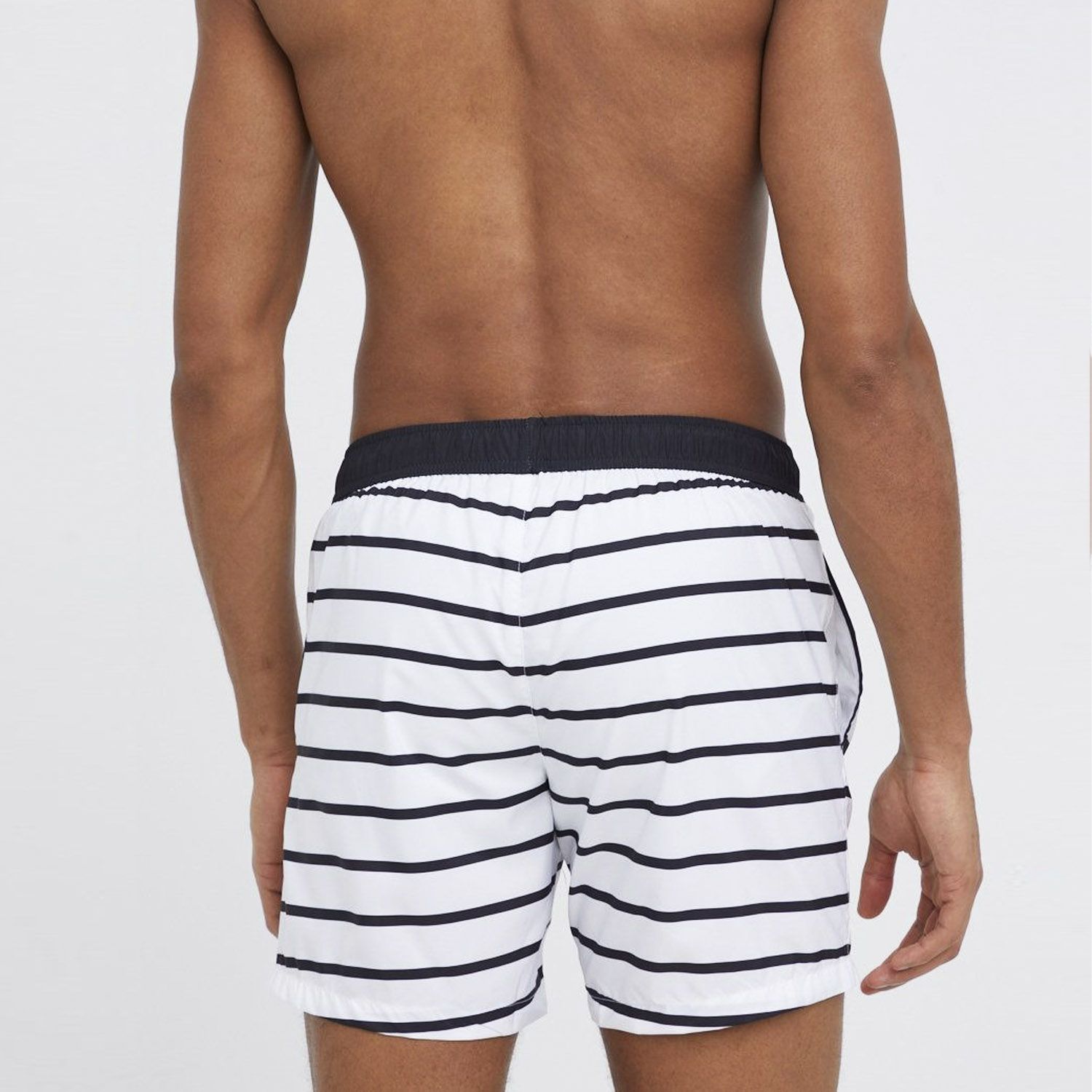 Плавальні шорти Lagerfeld KL22MBM04 Stripes White