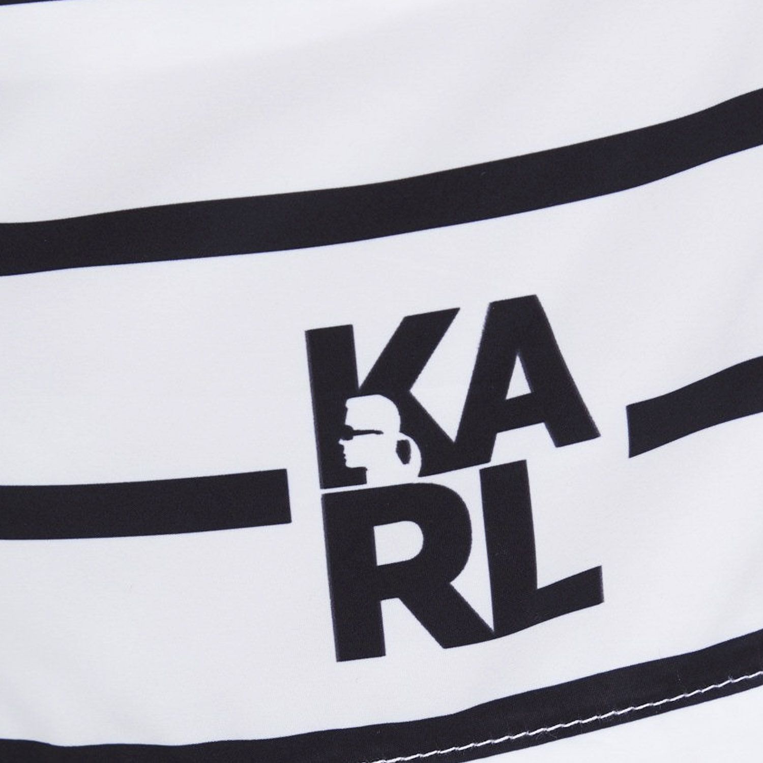 Плавальні шорти Lagerfeld KL22MBM04 Stripes White