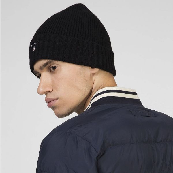 Шапка Gant wool lined beanie.