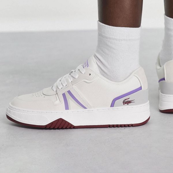 Кеди Lacoste L001 0321 1 SFA WHT/PURP.