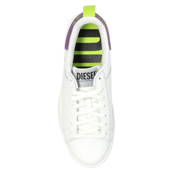 Кеды Diesel S-Clever Low Lace W Star White/Lime Punc.