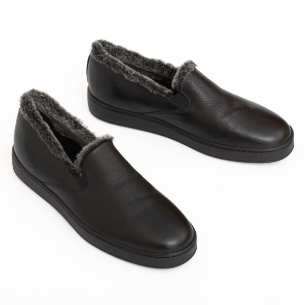 Слипоны на меху Santoni MBCN21191NEAPWINN01.