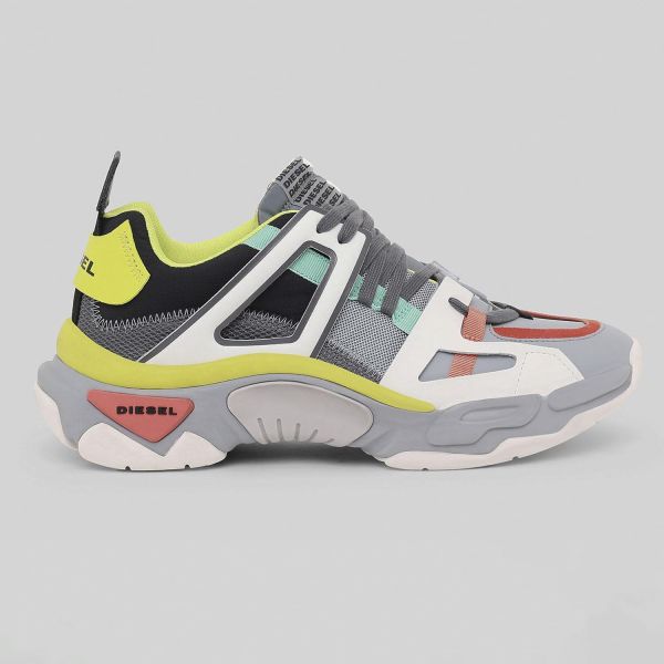 Кроссовки Diesel S-Kipper Low Trek II Quarry/Black/Yellow.