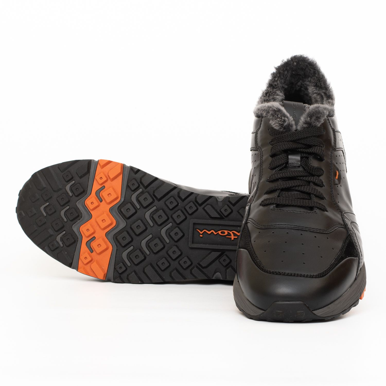 Кросівки на хутрі Santoni MBCR21409ANAPWYAN01