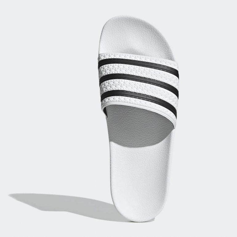 Шлепанцы Adidas Adilette White/Cblack/White.