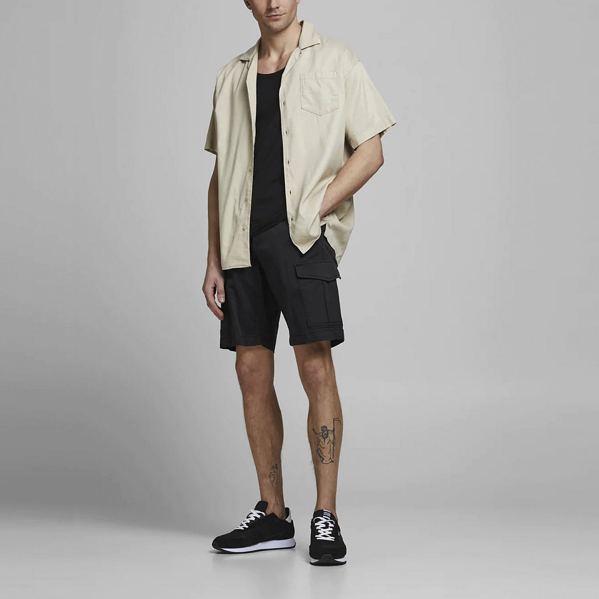 Шорти Jack&Jones JPSTJOE JJCARGO Black