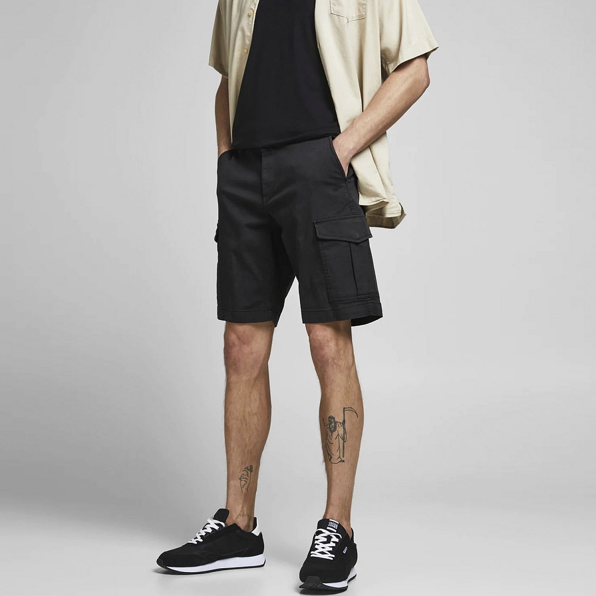 Шорти Jack&Jones JPSTJOE JJCARGO Black