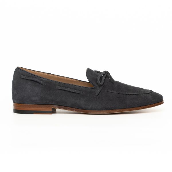 Лоферы Tod's Mocassino Laccetto Cuoio 86A BYE Notte.