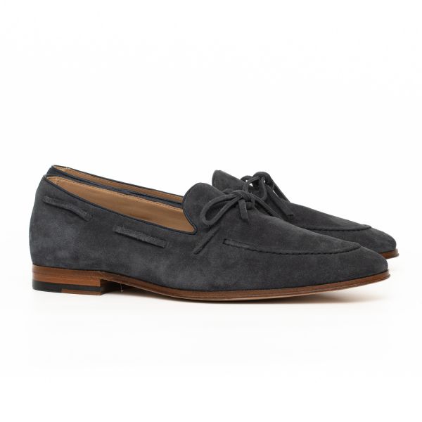 Лоферы Tod's Mocassino Laccetto Cuoio 86A BYE Notte.