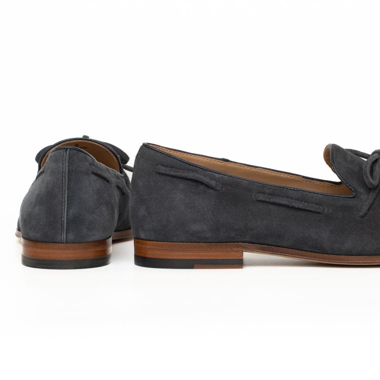 Лоферы Tod's Mocassino Laccetto Cuoio 86A BYE Notte.