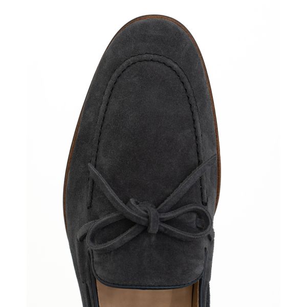 Лоферы Tod's Mocassino Laccetto Cuoio 86A BYE Notte.