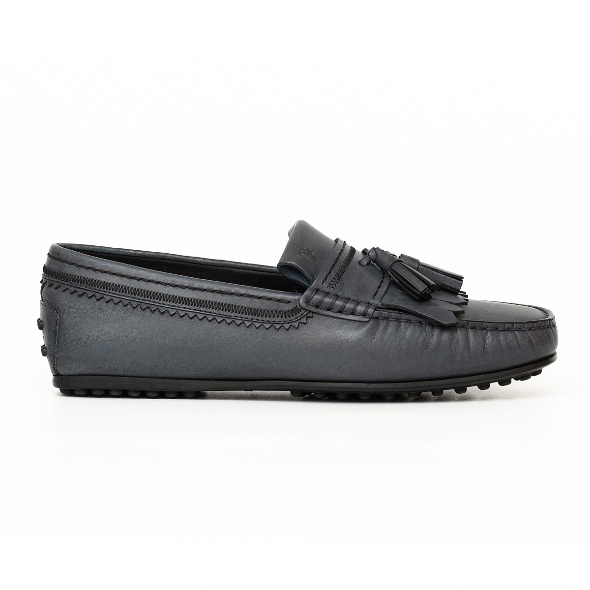 Мокасини Tod's Frastaglio Frangia City Gommino D9C Inchiostro Chiar