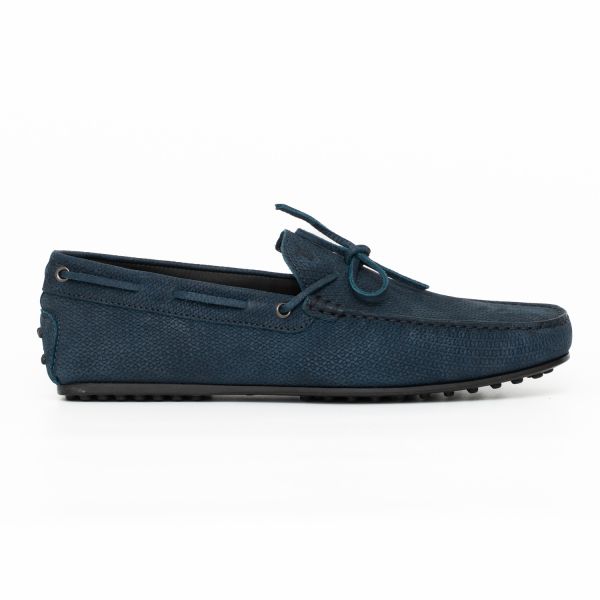 Мокасины Tod's Laccetto City Gommino FLA Blu Petrolio.