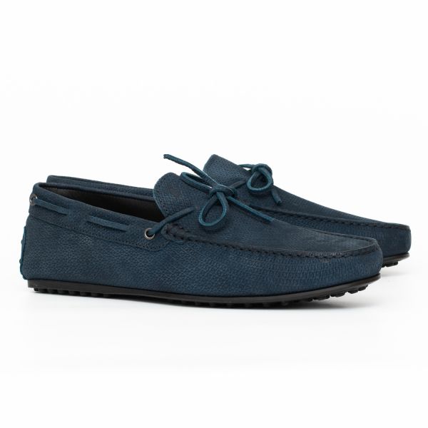 Мокасины Tod's Laccetto City Gommino FLA Blu Petrolio.