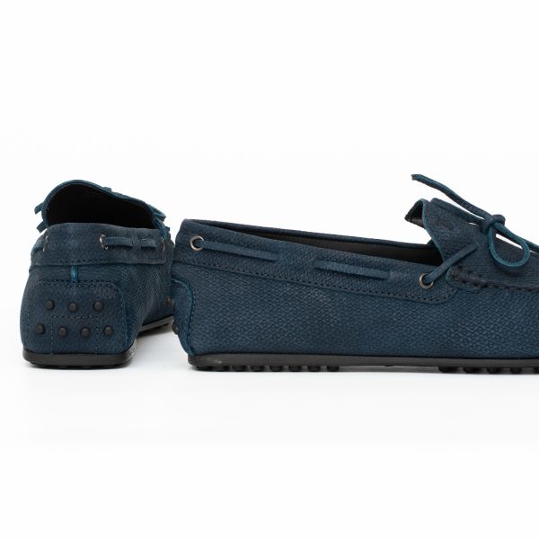 Мокасины Tod's Laccetto City Gommino FLA Blu Petrolio.