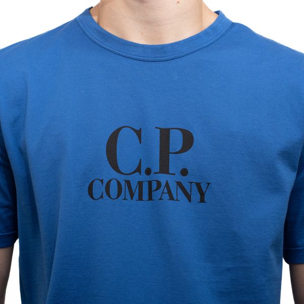 Футболка C.P Company 12CMTS040A006130G blue.