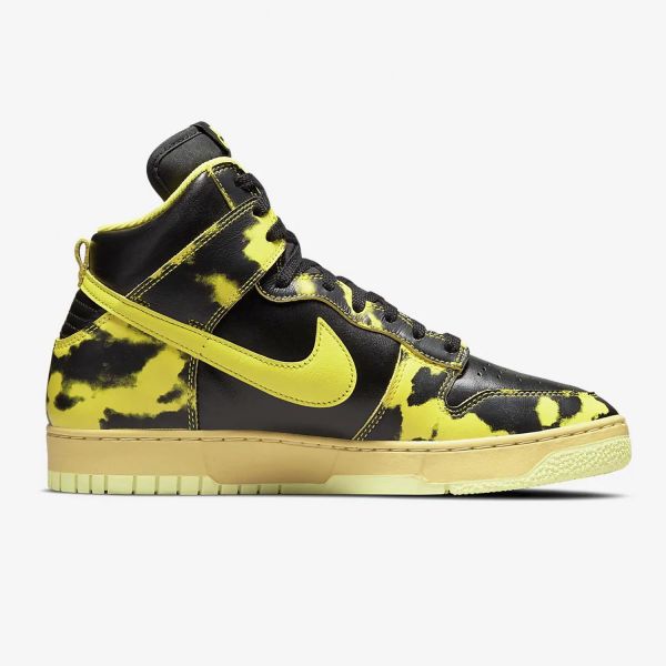 Кроссовки Nike Dunk HI 1985 SP Black/Yellow Stripe DD9404 001