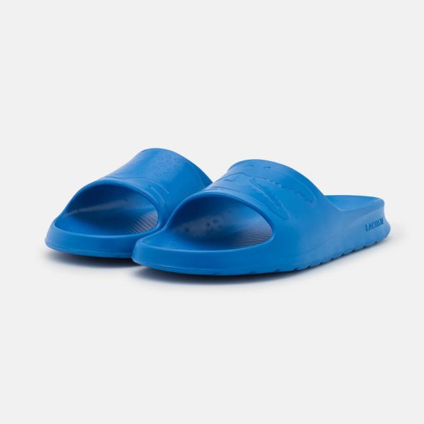 Шлепанцы Lacoste Croco 2.0 1122 2 CMA BLU/BLU Synthetic.