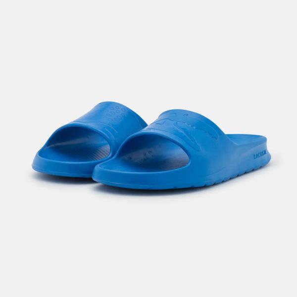 Шлепанцы Lacoste Croco 2.0 1122 2 CMA BLU/BLU Synthetic.
