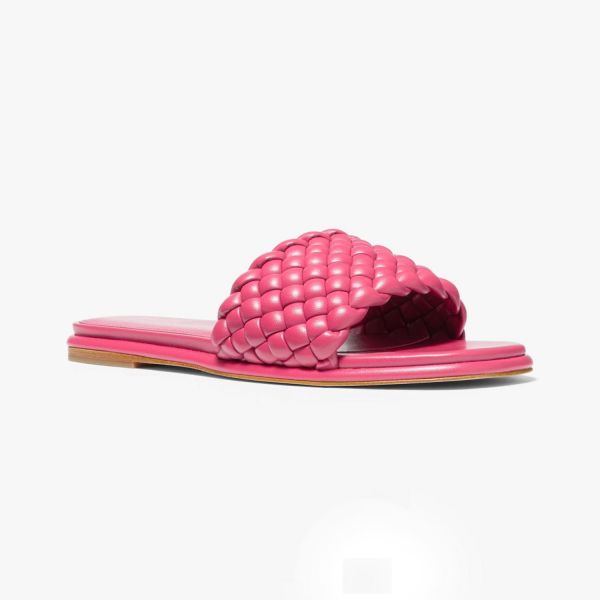 Шлепанцы Michael Kors Amelia Flat Sandal Rubin Red.