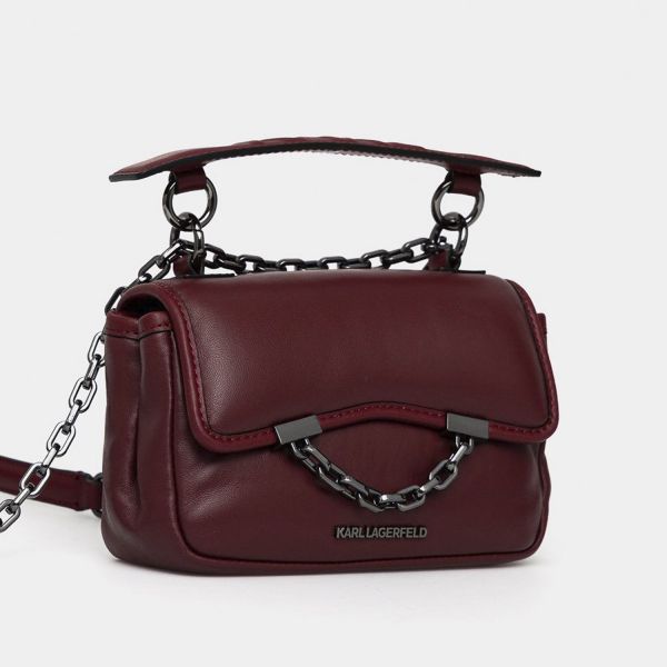 Сумка Lagerfeld 215W3061 Carmin/Gunmetal.