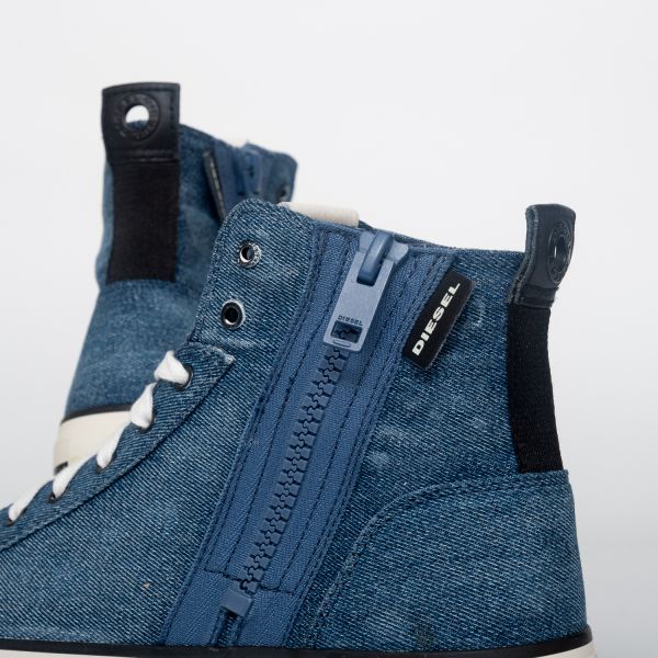 Кеды Diesel S-Astico Mid Zip Indigo.