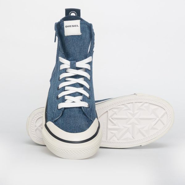 Кеды Diesel S-Astico Mid Zip Indigo.