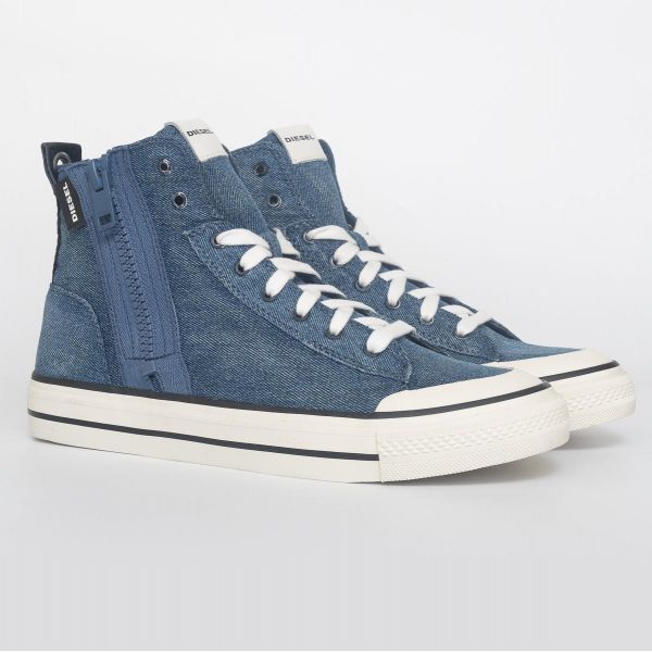 Кеды Diesel S-Astico Mid Zip Indigo.