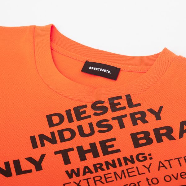 Футболка Diesel Kids TDIEGOS3 orange.