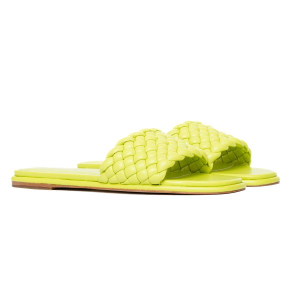 Шлепанцы Michael Kors Amelia Flat Sandal BRT Limeade.