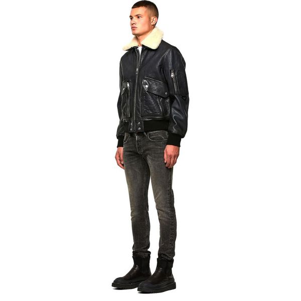 Кожаная куртка Diesel L-Stephen Jacket.