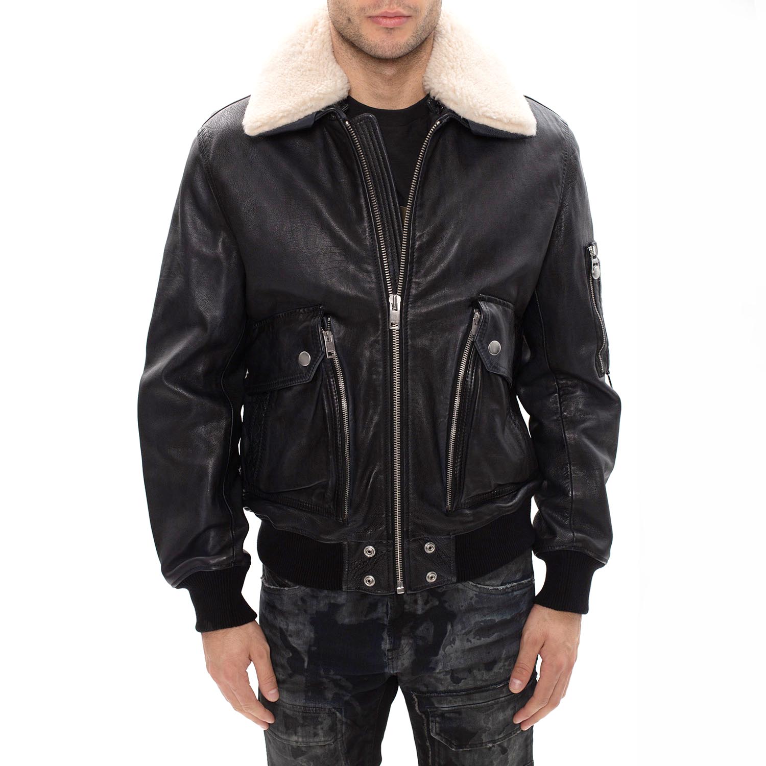 Шкіряна куртка Diesel L-Stephen Jacket